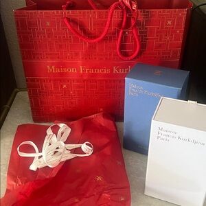 Maison Francis Kurkdjian Empty Box and Gift Bag